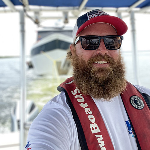 Jason Politano, Captain of the R/V Weatherbird II, FIO